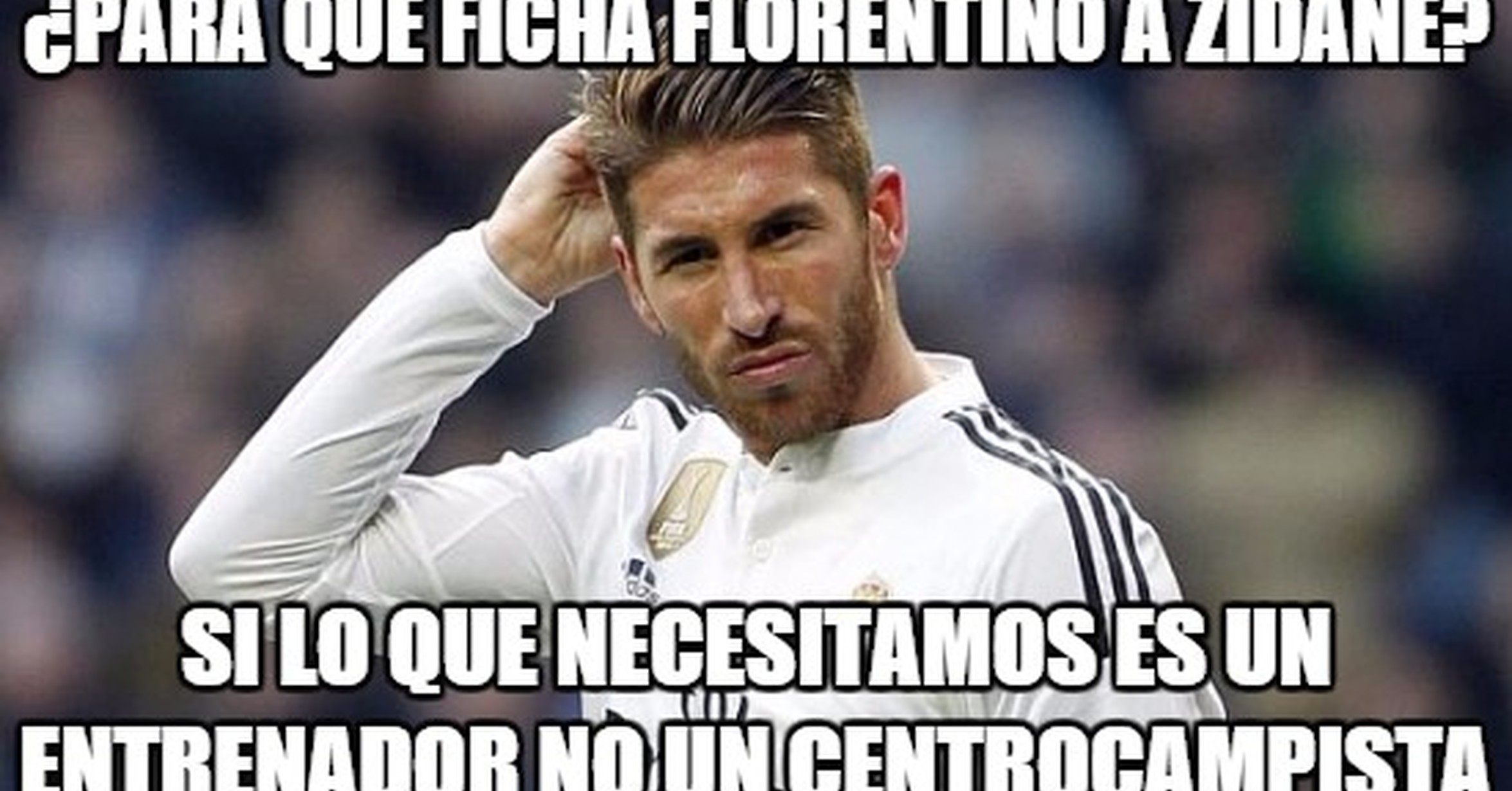 MEMEDEPORTES Para Qu Ficha Florentino A Zidane