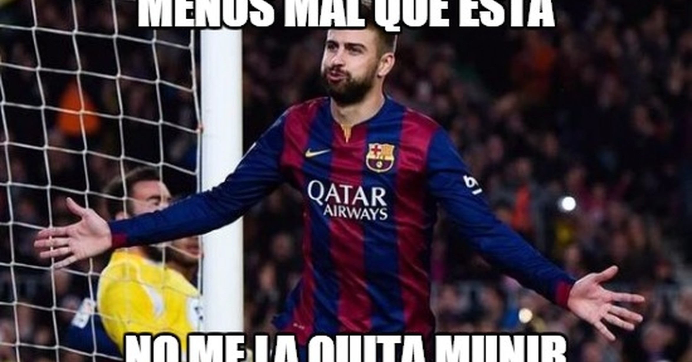 Memedeportes Piqué Muy Feliz Sin Munir 3532