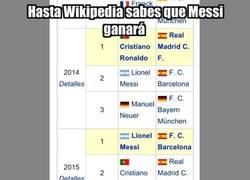 Enlace a Messi va sobrado