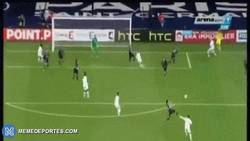Enlace a GIF: La gran velocidad de Di Maria para el gol de Lucas Moura en la Copa Francesa