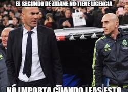 Enlace a El segundo de Zidane no tiene licencia