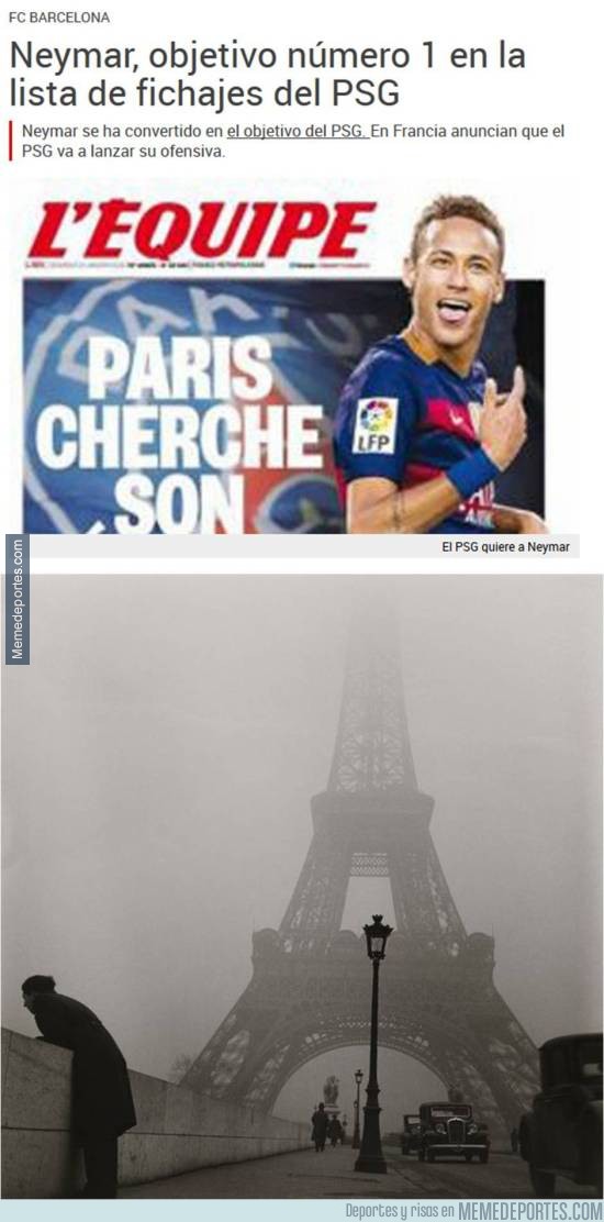 783272 - No diviso la Torre Eiffel de tanto humo