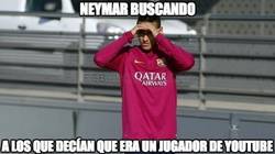 Enlace a Neymar buscando a sus haters
