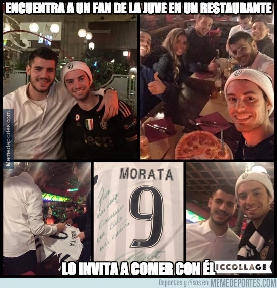 792661 - Si estás en Turín, busca a Morata, ¡comida gratis!