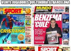 Enlace a 20 jugadores que tendría el Barcelona según la prensa