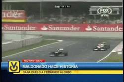 Enlace a GIF: Como ya no seguirá en la F-1, recordemos la única victoria de Maldonado en España