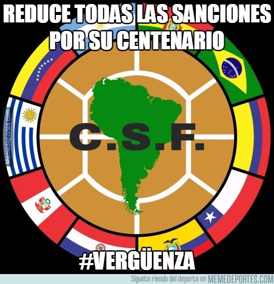 795428 - La CONMEBOL reduce todas las sanciones