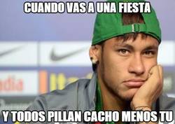 Enlace a Neymar tras el póker de Suárez y el hattrick de Messi :(