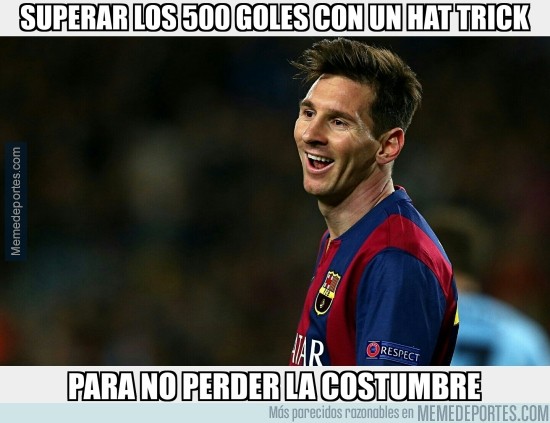 796831 - Messi y su tradición al superar un récord