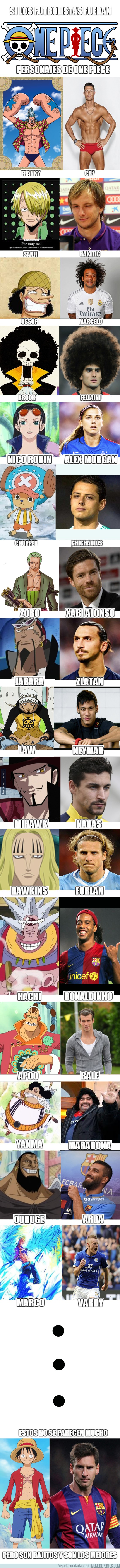 800333 - Si los futbolistas fueran personajes de One Piece