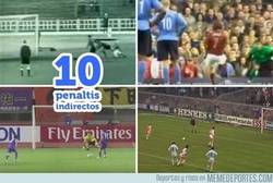 Enlace a Otros 10 penaltis indirectos alrededor del mundo, porque no todo es Messi y Suárez