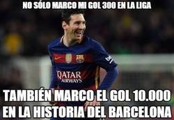 Enlace a Messi hace (otra vez) historia con el Barça