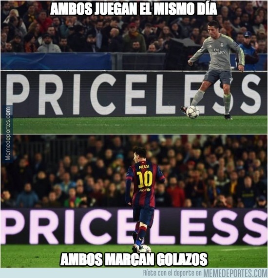 805197 - Messi y Cristiano, PRICELESS los dos