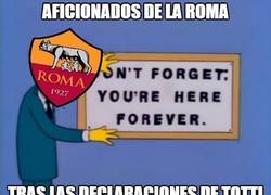 Enlace a Aficionados de la Roma tras las declaraciones de Totti