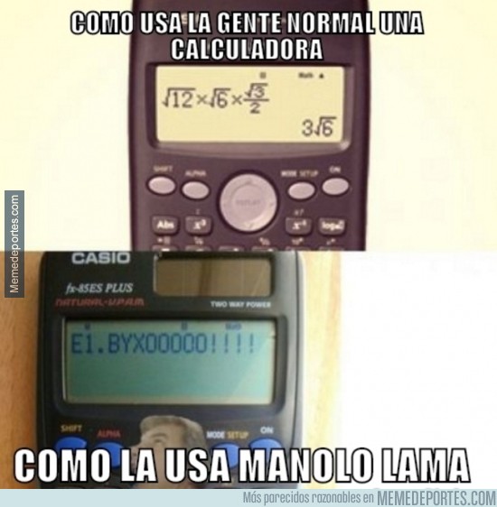 809264 - La calculadora de Manolo Lama