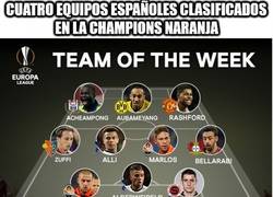 Enlace a Cuatro equipos españoles clasificados en la Champions Naranja