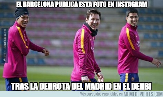 811034 - El Barça trollea al Madrid en Instagram