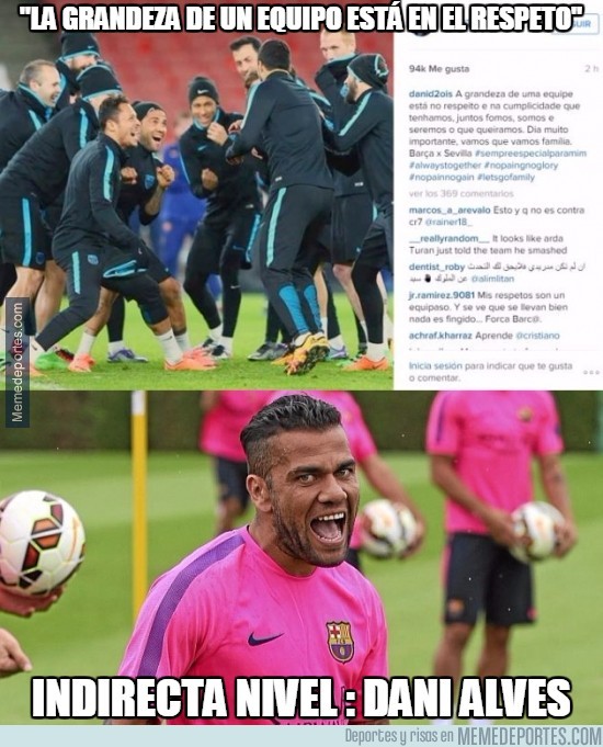 812005 - ¡Vaya zasca de Alves a Cristiano en Instagram!