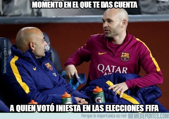 812658 - Claro guiño de Iniesta a Infantino