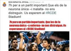 Enlace a El Espanyol la lía en Twitter con este tuit contra los aficionados del Barça