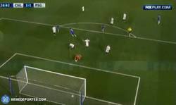 Enlace a GIF: Gran gol de Diego Costa que empata el partido. Al Chelsea le falta al menos 1 gol más