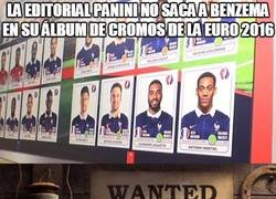 Enlace a La editorial Panini no saca a Benzema en su álbum de cromos