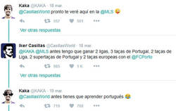 Enlace a Exmadridistas desatados por twitter, ahora Kaka vs Casillas