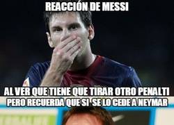 Enlace a Messi está muy tranquilo