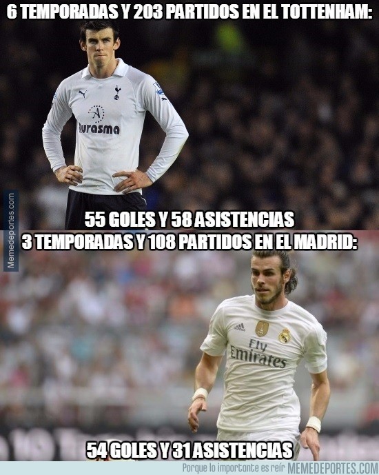 825585 - Bale no es el mismo del Tottenham...