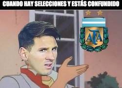Enlace a Messi está confundido