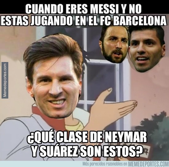826677 - Cuando eres Messi y no estás en el FC Barcelona