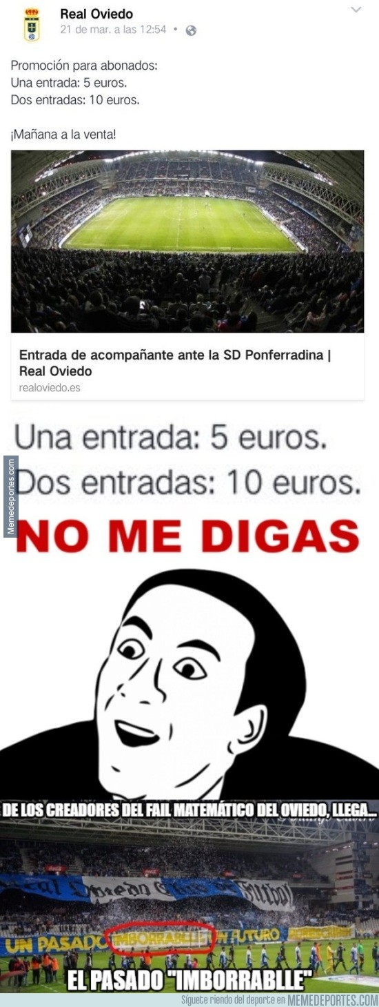 827364 - El Oviedo vuelve a la carga con otro fail 