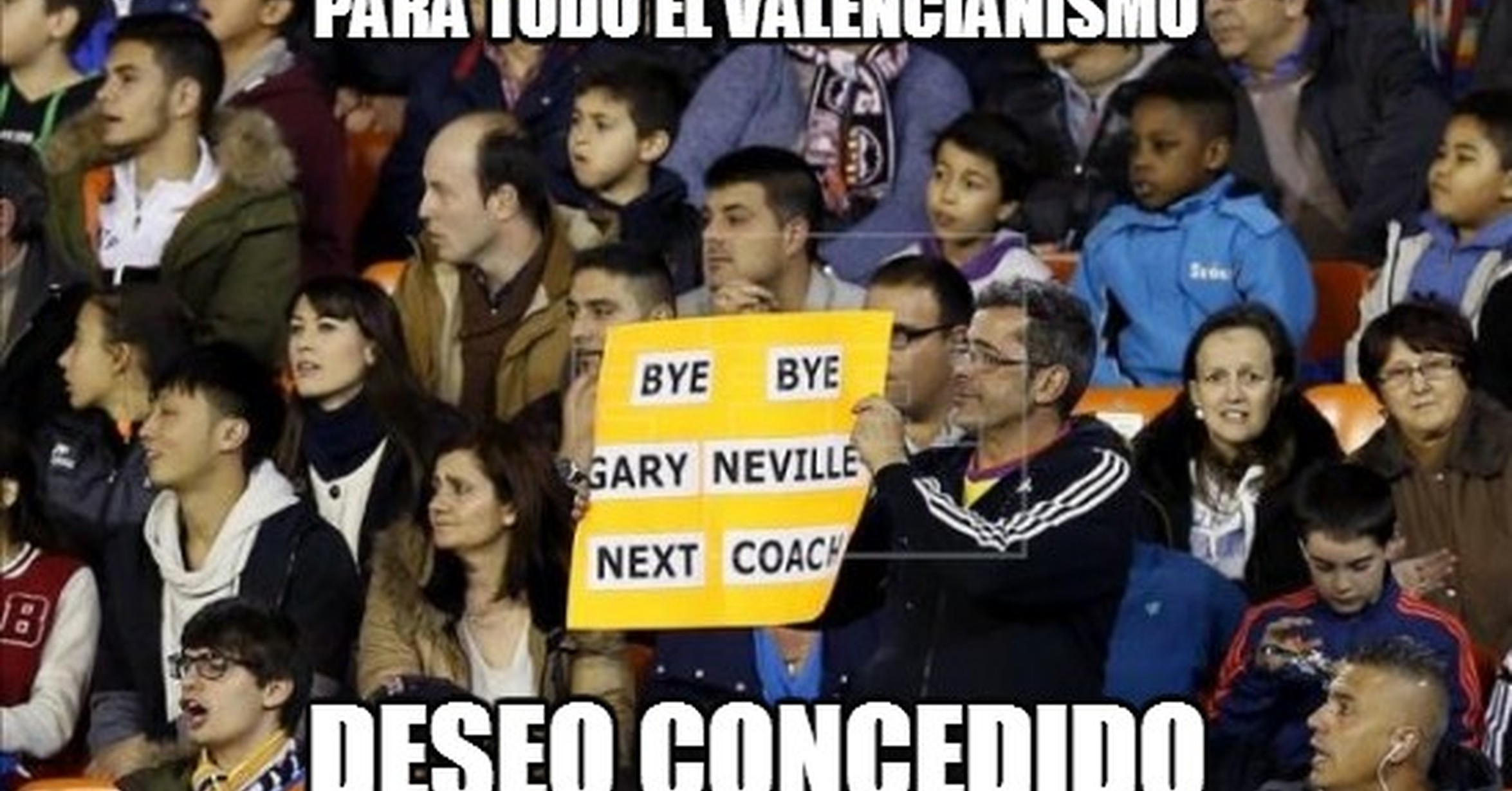  MEMEDEPORTES  El Valencia destituye a Gary Neville