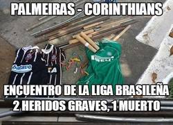 Enlace a Lamentables incidentes en el Palmeiras - Corinthians