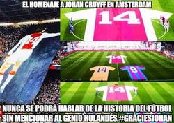 Enlace a Precioso homenaje del Ajax a Cruyff
