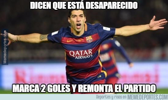 832251 - Suárez salvando al Barça del desastre