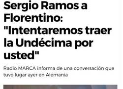 Enlace a Conversación entre Ramos y Florentino