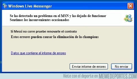 838283 - Fallo en el MSN
