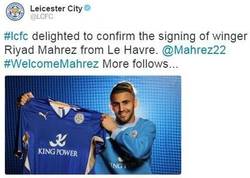 Enlace a Así anunció en 2014 el #Leicester el fichaje de Mahrez.Hoy es MVP de la #EPL