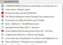 Enlace a Página de Favoritos de un usuario corriente de memedeportes