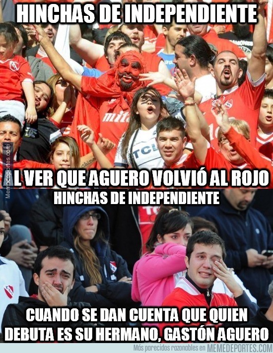 848928 - ¡Volvió Agüero a Independiente!