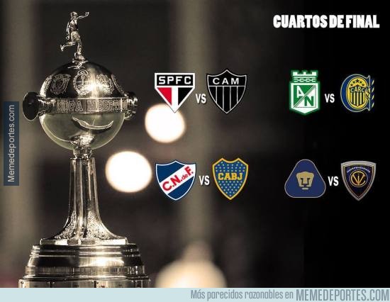 852239 - Cruces en los cuartos de final de la Copa Libertadores