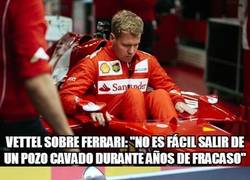 Enlace a Vettel quejándose de algo que él mismo propició