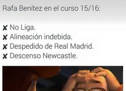 Enlace a Temporada 2015-2016 para olvidar para Rafa Benitez