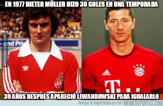 856032 - Lewandowski iguala a Müller