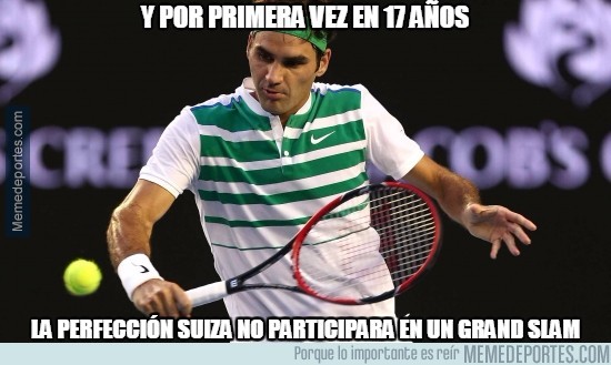 858812 - Federer, baja en Roland Garros por sus problemas físicos :(