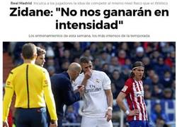 Enlace a Sus propios jugadores encuentran muy gracioso a Zidane