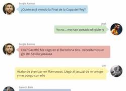 Enlace a Se ha filtrado la conversación privada en el Whatsapp del Madrid durante la Final de Copa del Rey