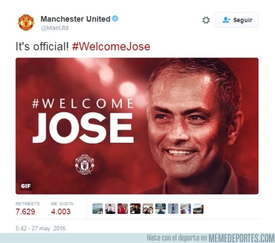 862225 - Manchester United oficializa la contratación de Jose Mourinho, ¡QUE EMPIECE LA FIESTA!
