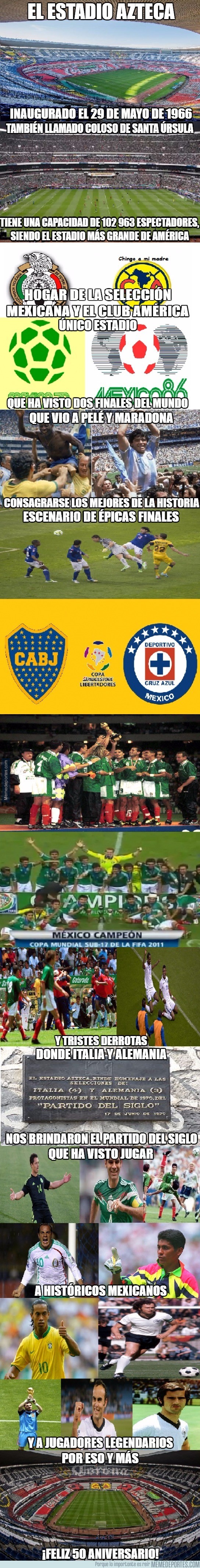 862362 - Un homenaje al estadio Azteca en su 50° aniversario
